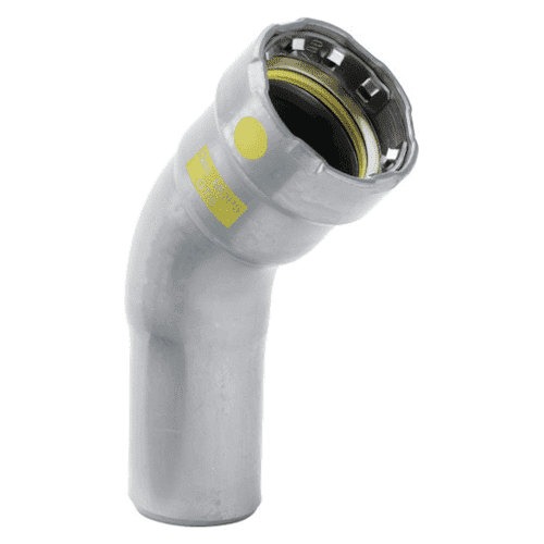 Megapress gas bend 45° SC-Contur, 1x press