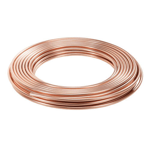 Copper pipe on roll, Halcor