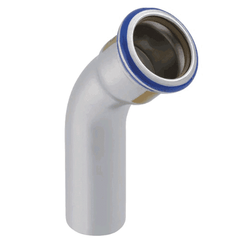 Mapress RVS 316 gas, insteekbocht 45gr