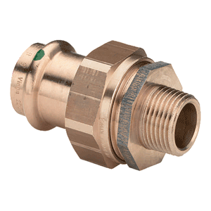 3-part coupling SC-contur press x male thread