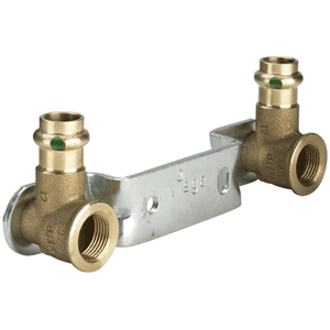 Mounting clamp SC-contur  press x female thread (with bronze elbows)