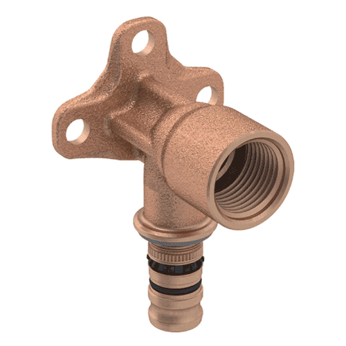 Mepla muurplaat 90gr, brons