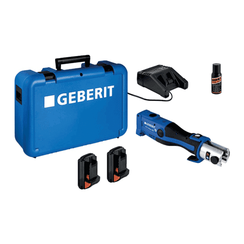 Geberit ACO 203 pressing tool in case