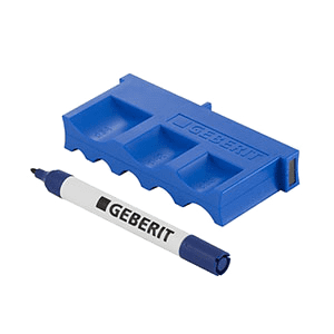 Geberit Mapress insertion distance template