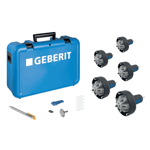 Geberit set buisschrapers in koffer