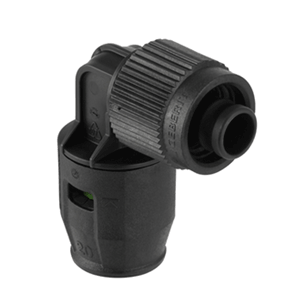 Geberit PushFit overgangsknie 90 gr. met fixadapter