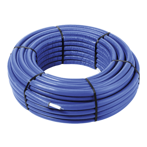 Viega Smartpress buis met 6mm isolatie op rol, blauw of rood
