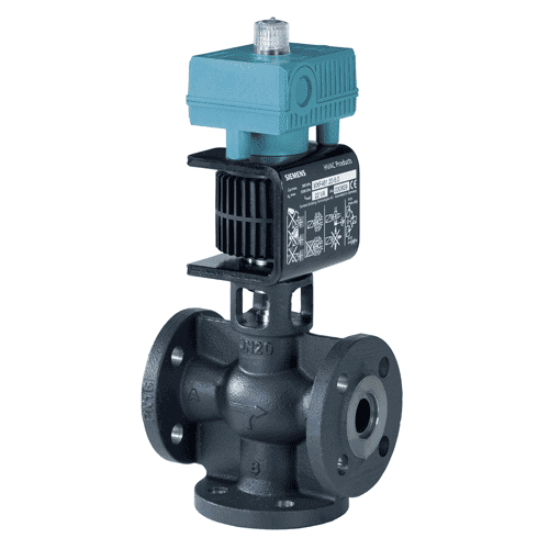 Siemens meng- en 2-wegafsluiter met flens, type MXF461