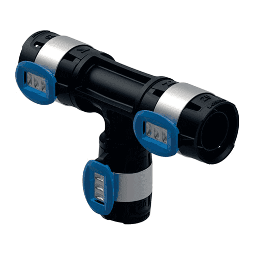 Geberit FlowFit verloop T-stuk