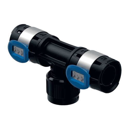 Geberit FlowFit T-stuk met MasterFix
