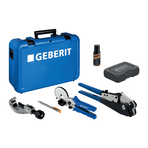 Geberit FlowFit handperstang in koffer