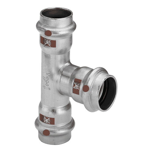 Viega Temponox RVS T-stuk