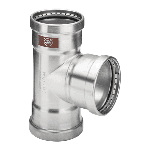 Viega Temponox XL verloop T-stuk, 3x pers