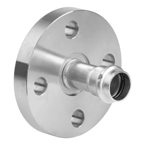 Viega Sanpress Inox RVS flensovergangsstuk met SC-Contur