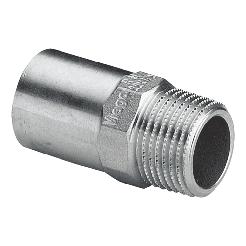 Viega Sanpress Inox stainless steel point fitting insert x male thread