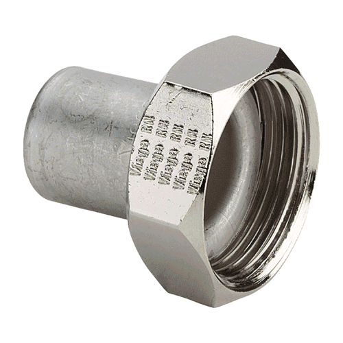 Viega Sanpress Inox RVS 2-delige koppeling vlakdichtend, insteek x bi.dr.