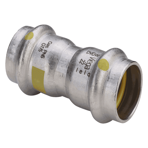 Viega Sanpress Inox RVS gas sok met SC-Contur, 2x pers