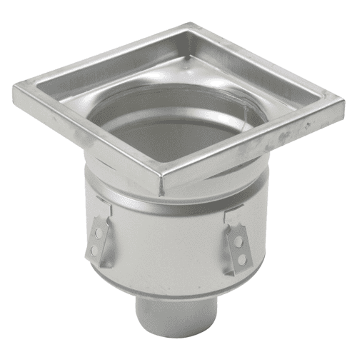 Blücher RVS put laag o.u. Ø75mm