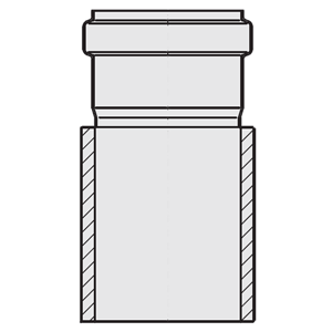 Stainless steel connector with socket