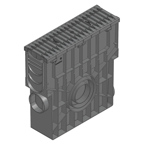 Hauraton Recyfix® Pro100 silt trap + grate