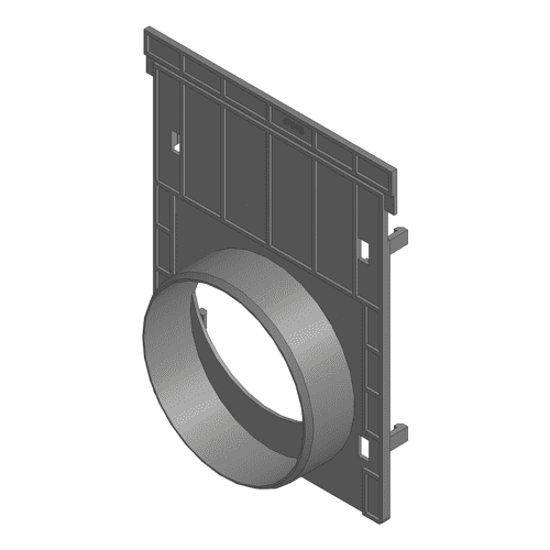 Hauraton Recyfix® Pro100 combi-end piece with outlet