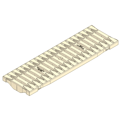 Hauraton Faserfix® KS 100 slotted grating Fibretec