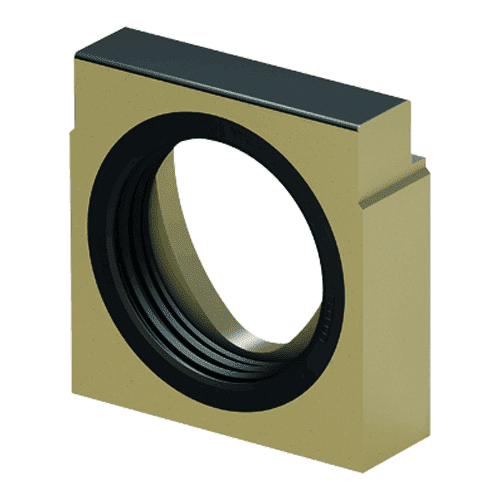 ACO Multiline V100G HD Sealin eindplaat met lamellendichtingsring