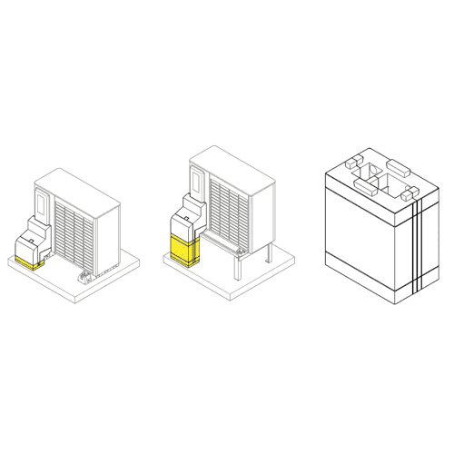 Vaillant Mono WP-verbindingsset grondinstallatie uitbreiding