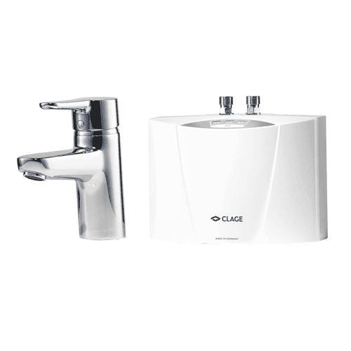 Clage E-mini doorstroomverwarmer-set MCX Blue