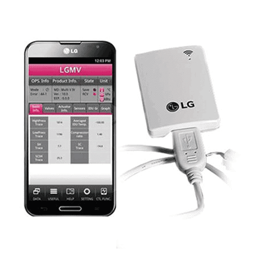 LG warmtepomp modem