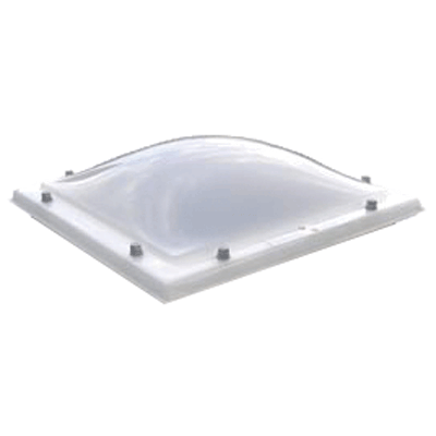 Skylux lichtkoepel acrylaat bolvormig opaal dubbelwandig
