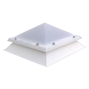 Skylux lichtkoepel acrylaat piramide opaal dubbelwandig