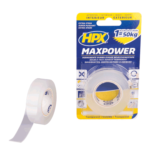 HPX Maxpower dubbelzijdig tape