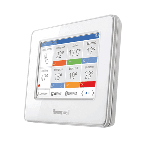Honeywell Home Evohome user interface