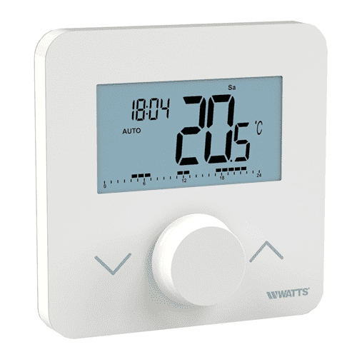 Watts Vision® 2.0 digital programmable thermostat heating and cooling, wireless RF