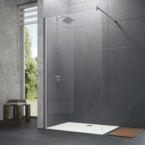 Huppe Design Pure 4 hoek zijwand