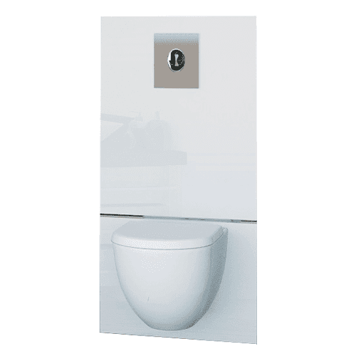 Sanibroyeur Saniwall Pro Up, glazen paneel