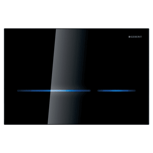 Geberit bedieningspaneel Sigma80 met IR-bediening, 2-toets vierkant - 12cm