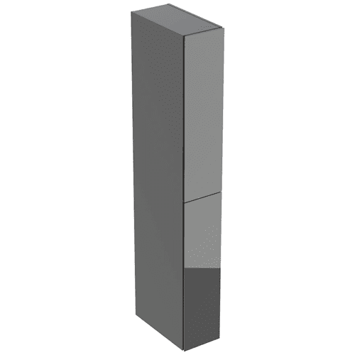 617405 GEB hoge kast 2xlaB24 H180 Lava gls