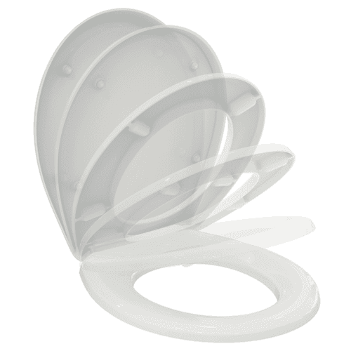 Ideal Standard Eurovit zitting en deksel softclose, glanzend wit