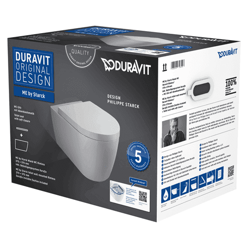 Duravit ME by Starck wandcloset pack 452909