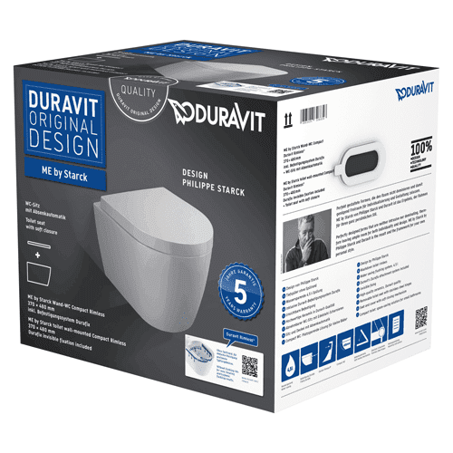 Duravit ME by Starck Compact wandcloset pack 453009