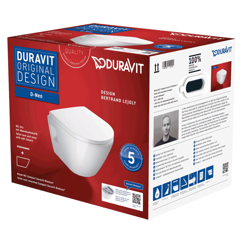 Duravit D-Neo Compact wandcloset pack 458709