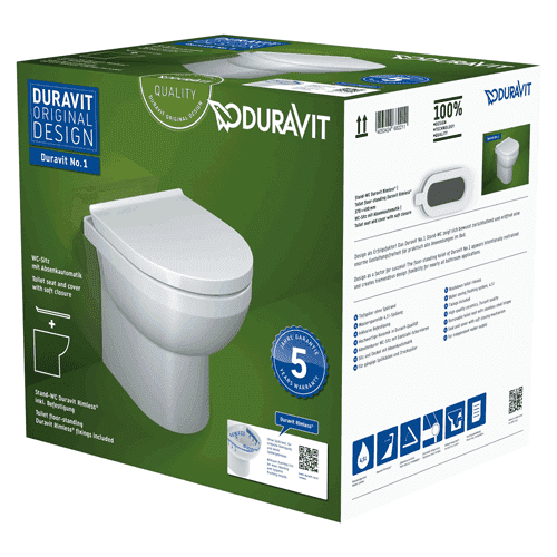 Duravit No.1 staand closet pack 418409