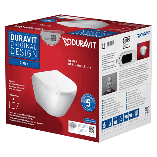 Duravit D-Neo Compact wandcloset pack 458809