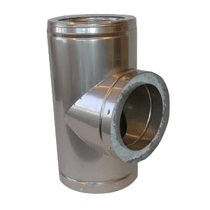 T-stuk 90gr Metaloterm RVS ATT90