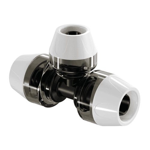 Uponor RTM verloop T-stuk PPSU
