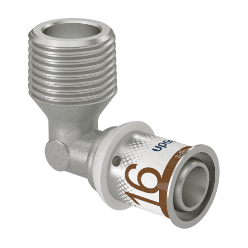 Uponor S-Press PLUS verloopknie 90gr buitendraad