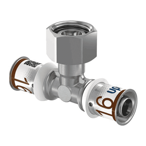 Uponor S-Press PLUS verloop T-stuk Geberit