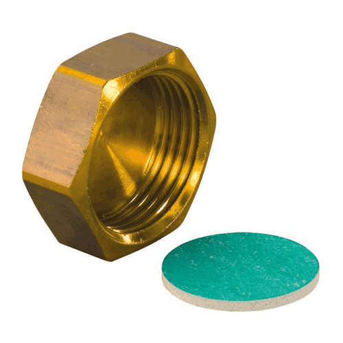 Uponor Aqua PLUS verdelerkap met vlakdichting 3/4" bi.dr.